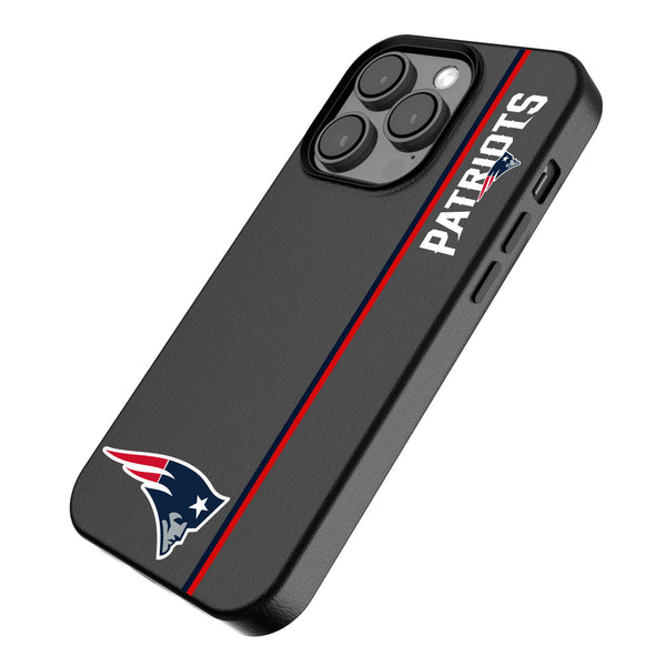 New England Patriots Sidebar iPhone MagSafe Compatible Phone Case for Apple iPhone Iso.Jpg