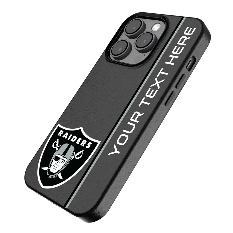 Las Vegas Raiders Personalized Sidebard iPhone MagSafe Compatible Phone Case for Apple iPhone Iso.Jpg