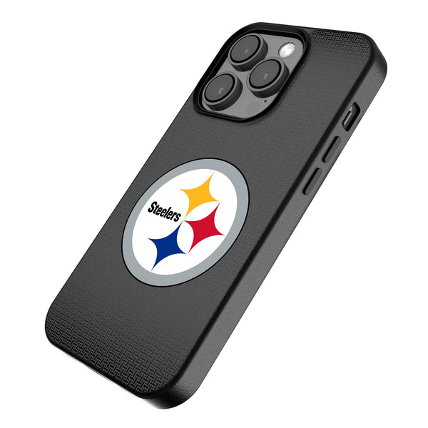 Pittsburgh Steelers Linen iPhone MagSafe Compatible Phone Case for Apple iPhone Iso.Jpg