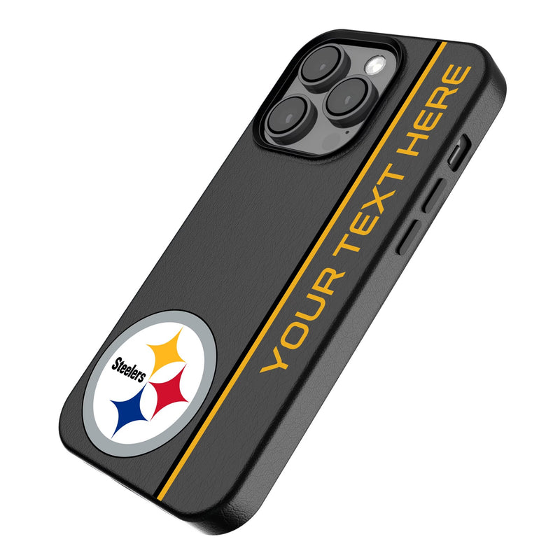 Pittsburgh Steelers Personalized Sidebard iPhone MagSafe Compatible Phone Case for Apple iPhone Iso.Jpg