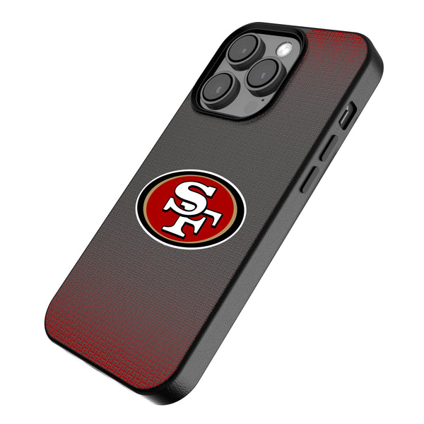 San Francisco 49ers Linen iPhone MagSafe Compatible Phone Case for Apple iPhone Iso.Jpg