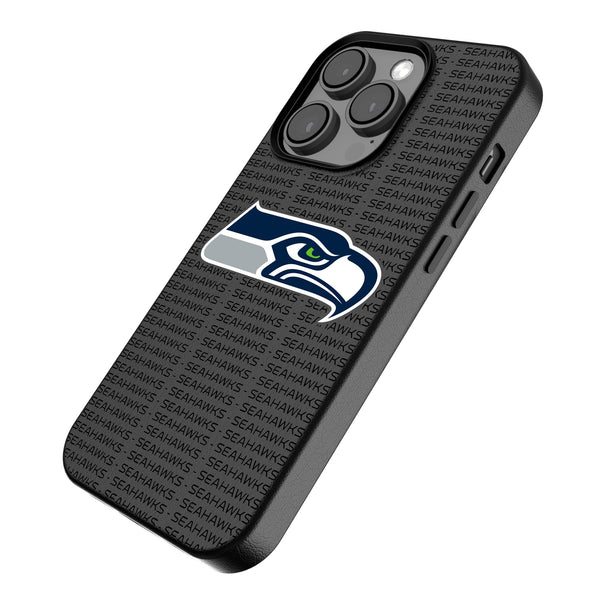 Seattle Seahawks Text Backdrop iPhone MagSafe Compatible Phone Case for Apple iPhone Iso.Jpg