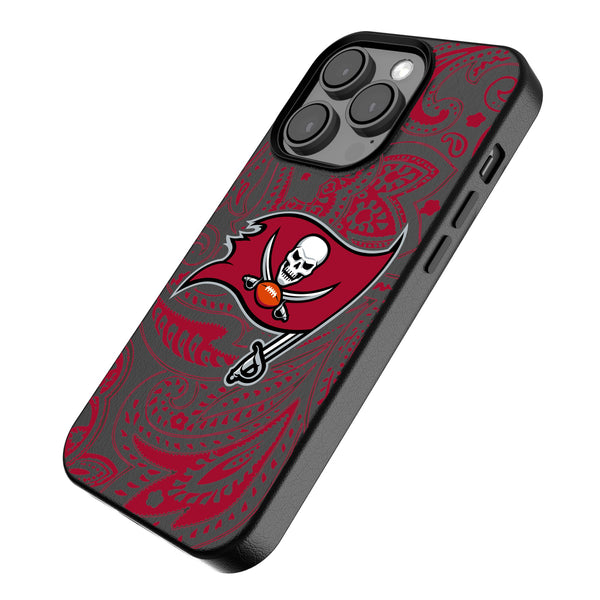 Tampa Bay Buccaneers Paisley iPhone MagSafe Compatible Phone Case for Apple iPhone Iso.Jpg
