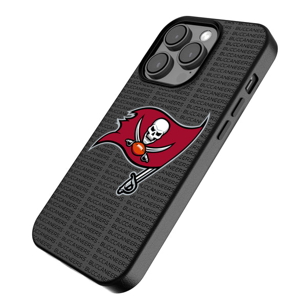 Tampa Bay Buccaneers Text Backdrop iPhone MagSafe Compatible Phone Case for Apple iPhone Iso.Jpg