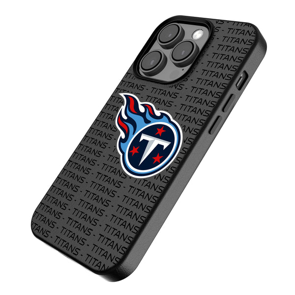 Tennessee Titans Text Backdrop iPhone MagSafe Compatible Phone Case for Apple iPhone Iso.Jpg