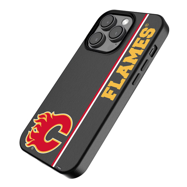 Calgary Flames Personalized Sidebard iPhone MagSafe Compatible Phone Case for Apple iPhone Iso.Jpg