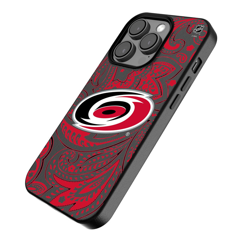 Carolina Hurricanes Paisley iPhone MagSafe Compatible Phone Case Iso.Jpg