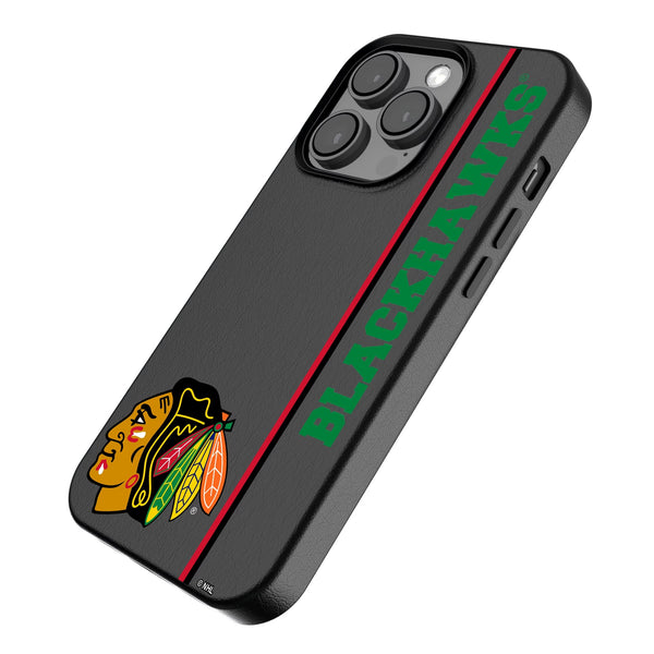 Chicago Blackhawks Personalized Sidebard iPhone MagSafe Compatible Phone Case for Apple iPhone Iso.Jpg