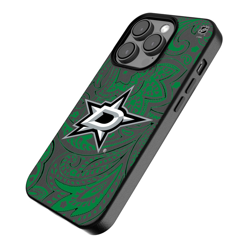 Dallas Stars Paisley iPhone MagSafe Compatible Phone Case Iso.Jpg