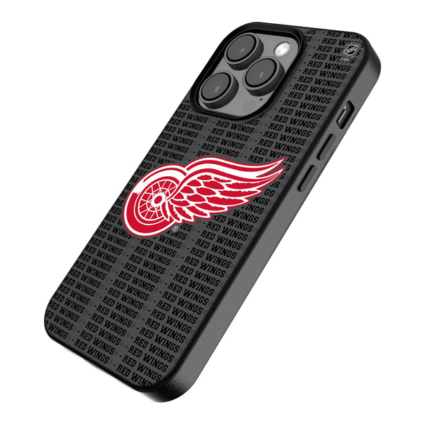 Detroit Red Wings Text Backdrop iPhone MagSafe Compatible Phone Case for Apple iPhone Iso.Jpg