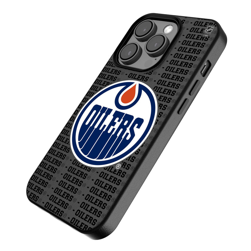 Edmonton Oilers Text Backdrop iPhone MagSafe Compatible Phone Case for Apple iPhone Iso.Jpg