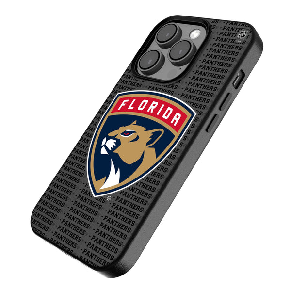 Florida Panthers Text Backdrop iPhone MagSafe Compatible Phone Case for Apple iPhone Iso.Jpg