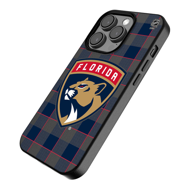 Florida Panthers Plaid iPhone MagSafe Compatible Phone Case Iso.Jpg