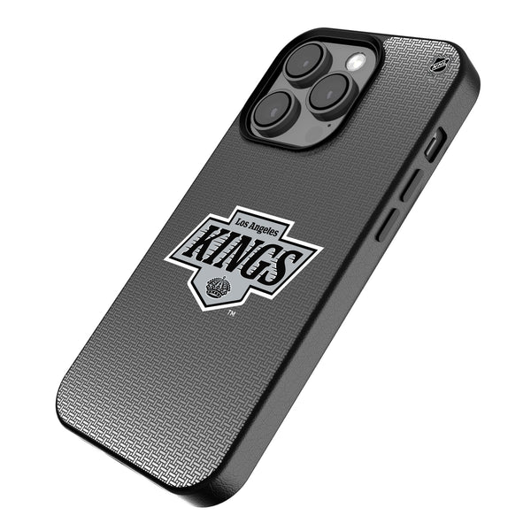LA Kings Linen iPhone MagSafe Compatible Phone Case for Apple iPhone Iso.Jpg