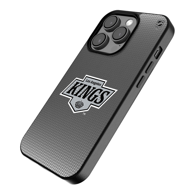 LA Kings Linen iPhone MagSafe Compatible Phone Case for Apple iPhone Iso.Jpg