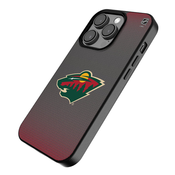 Minnesota Wild Linen iPhone MagSafe Compatible Phone Case for Apple iPhone Iso.Jpg