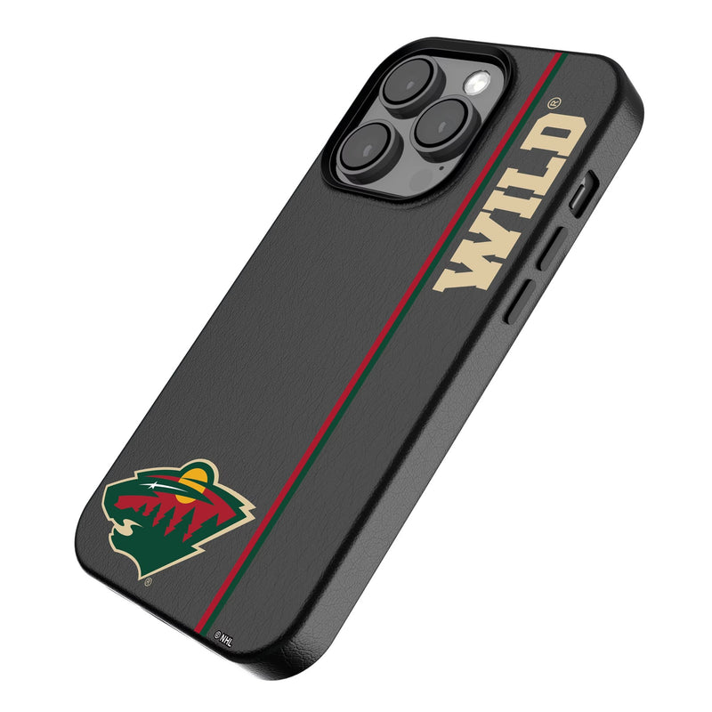 Minnesota Wild Personalized Sidebard iPhone MagSafe Compatible Phone Case for Apple iPhone Iso.Jpg