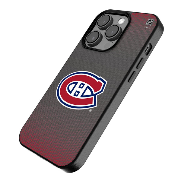 Montreal Canadiens Linen iPhone MagSafe Compatible Phone Case for Apple iPhone Iso.Jpg