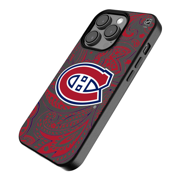 Montreal Canadiens Paisley iPhone MagSafe Compatible Phone Case Iso.Jpg