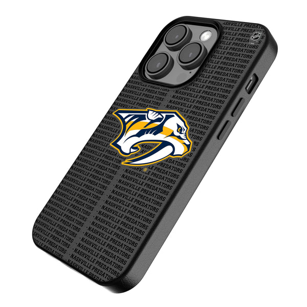 Nashville Predators Text Backdrop iPhone MagSafe Compatible Phone Case for Apple iPhone Iso.Jpg