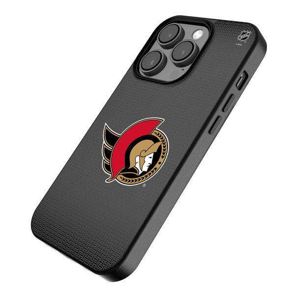Ottawa Senators Linen iPhone MagSafe Compatible Phone Case for Apple iPhone Iso.Jpg