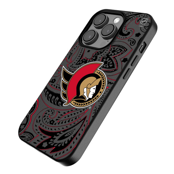 Ottawa Senators Paisley iPhone MagSafe Compatible Phone Case Iso.Jpg