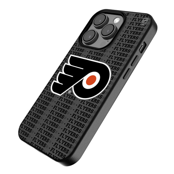 Philadelphia Flyers Text Backdrop iPhone MagSafe Compatible Phone Case for Apple iPhone Iso.Jpg