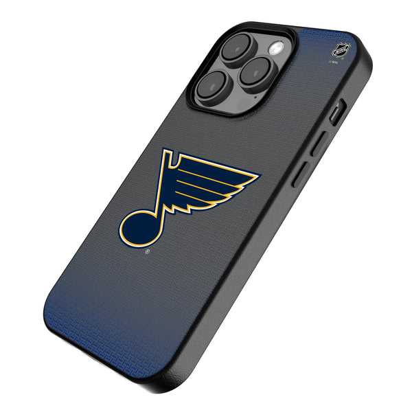 St. Louis Blues Linen iPhone MagSafe Compatible Phone Case for Apple iPhone Iso.Jpg