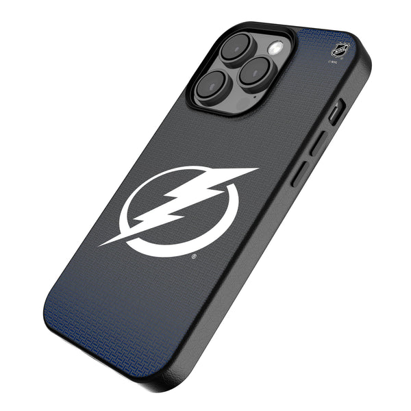 Tampa Bay Lightning Linen iPhone MagSafe Compatible Phone Case for Apple iPhone Iso.Jpg