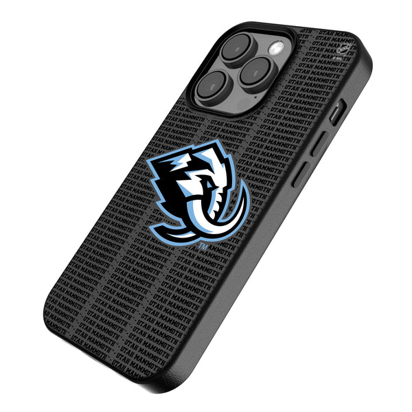 Utah Mammoth Text Backdrop iPhone MagSafe Compatible Phone Case for Apple iPhone Iso.Jpg