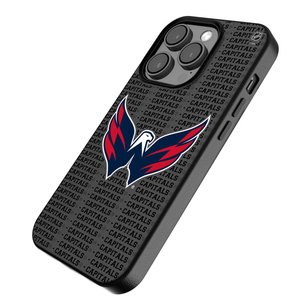 Washington Capitals Text Backdrop iPhone MagSafe Compatible Phone Case for Apple iPhone Iso.Jpg