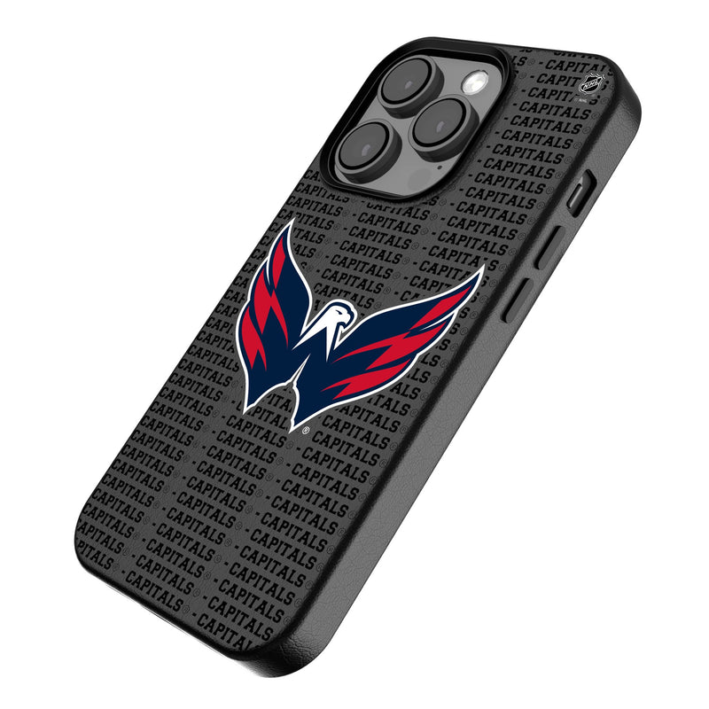 Washington Capitals Text Backdrop iPhone MagSafe Compatible Phone Case for Apple iPhone Iso.Jpg