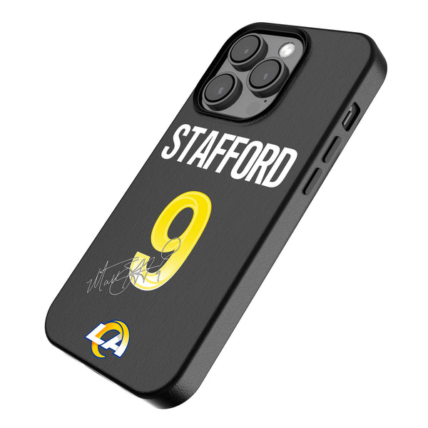 Matthew Stafford Los Angeles Rams 9 Ready iPhone MagSafe Compatible Phone Case for Apple iPhone Iso.Jpg