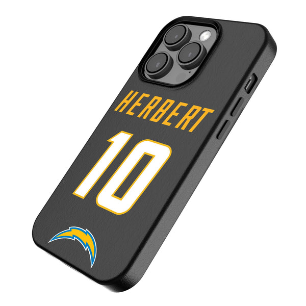 Justin Herbert Los Angeles Chargers 10 Ready iPhone MagSafe Compatible Phone Case for Apple iPhone Iso.Jpg