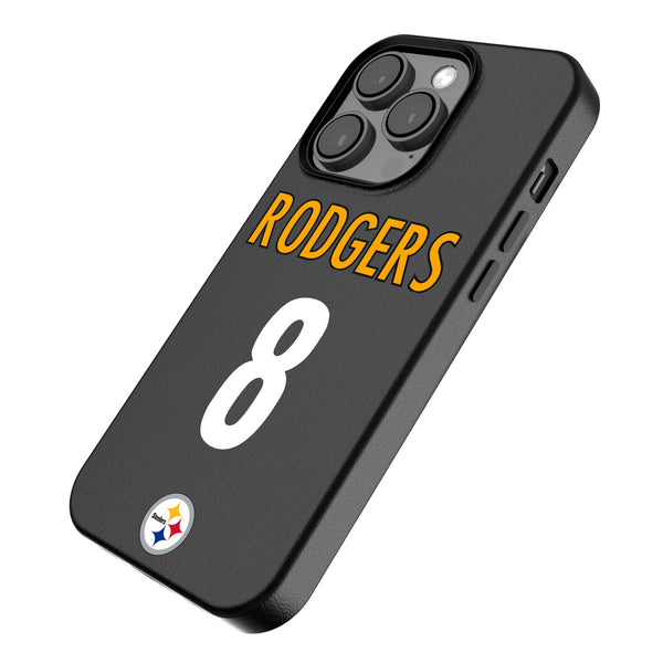 Aaron Rodgers Pittsburgh Steelers 8 Game Tactic iPhone MagSafe Compatible Phone Case for Apple iPhone Iso.Jpg