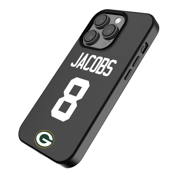 Josh Jacobs Green Bay Packers 8 Ready iPhone MagSafe Compatible Phone Case for Apple iPhone Iso.Jpg