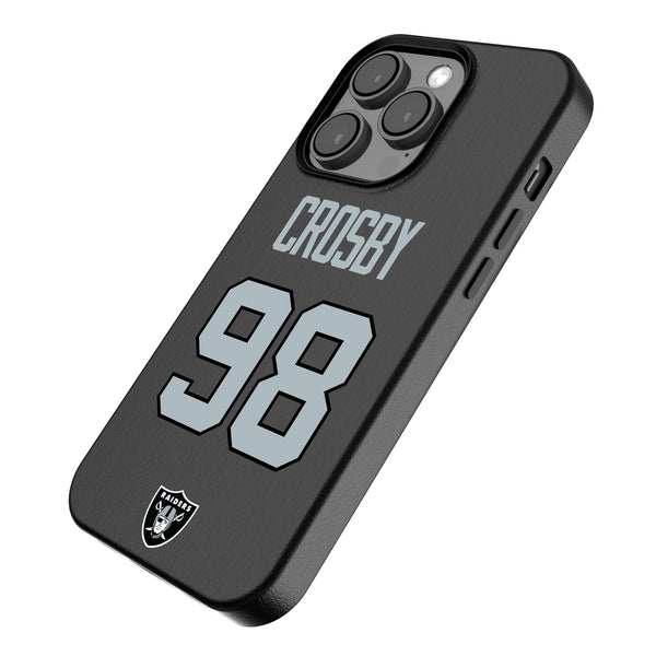 Maxx Crosby Las Vegas Raiders 98 Ready iPhone MagSafe Compatible Phone Case for Apple iPhone Iso.Jpg
