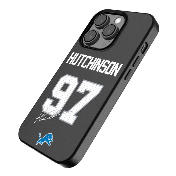 Aidan Hutchinson Detroit Lions 97 Ready iPhone MagSafe Compatible Phone Case for Apple iPhone Iso.Jpg