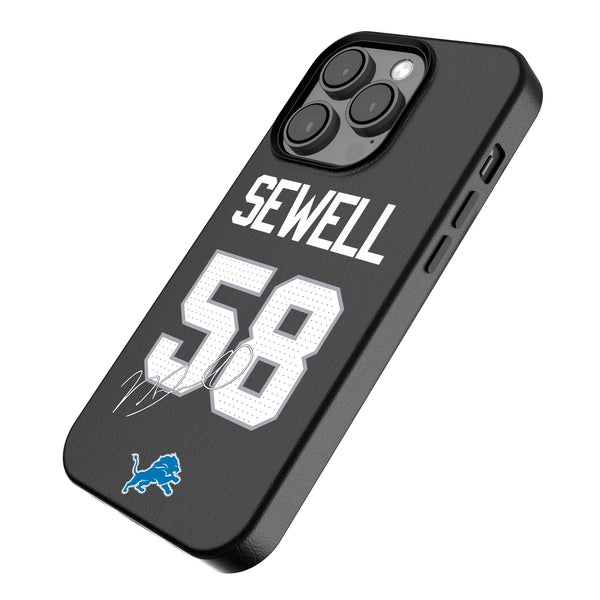 Penei Sewell Detroit Lions 58 Ready iPhone MagSafe Compatible Phone Case for Apple iPhone Iso.Jpg