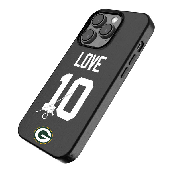 Jordan Love Green Bay Packers 10 Ready iPhone MagSafe Compatible Phone Case for Apple iPhone Iso.Jpg