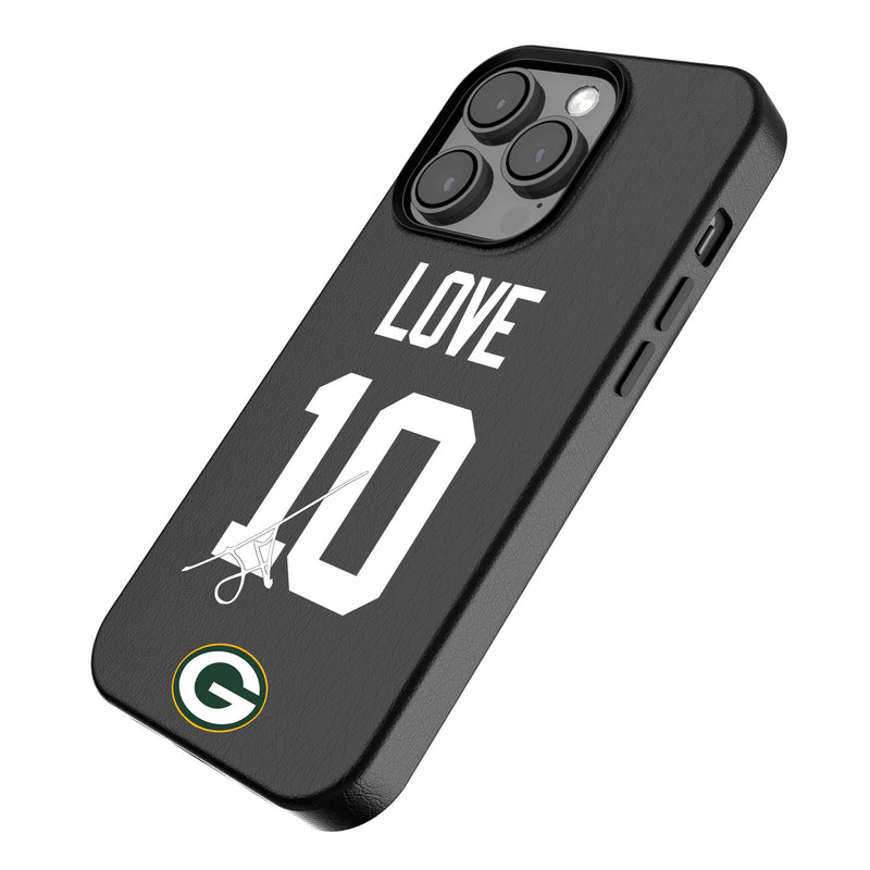 Jordan Love Green Bay Packers 10 Ready iPhone MagSafe Compatible Phone Case for Apple iPhone Iso.Jpg