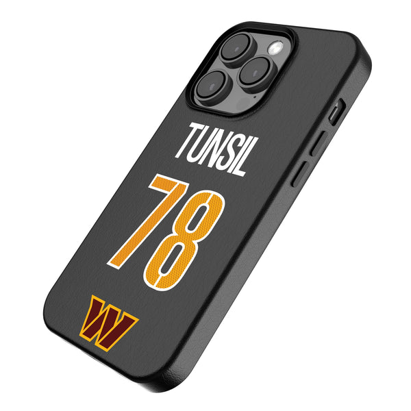 Laremy Tunsil Washington Commanders 78 Game Tactic iPhone MagSafe Compatible Phone Case for Apple iPhone Iso.Jpg