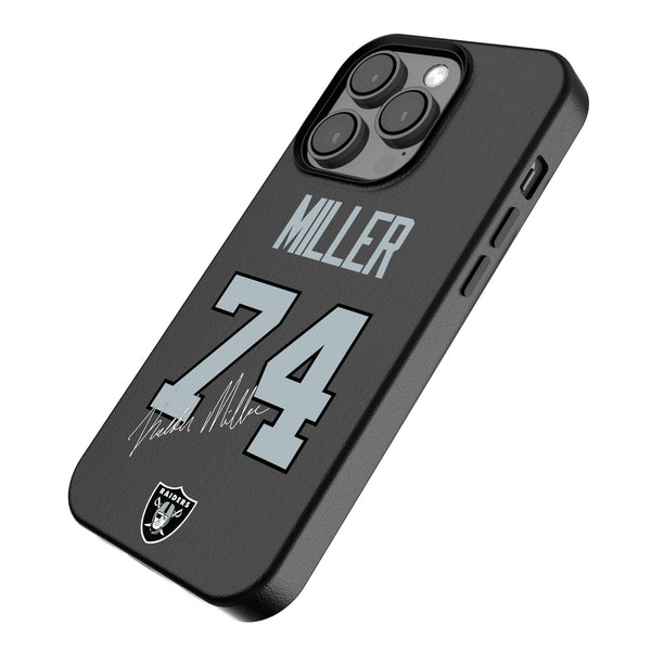 Kolton Miller Las Vegas Raiders 74 Ready iPhone MagSafe Compatible Phone Case for Apple iPhone Iso.Jpg