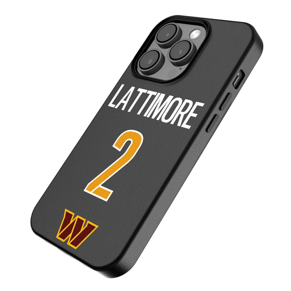 Marshon Lattimore Washington Commanders 2 Game Tactic iPhone MagSafe Compatible Phone Case for Apple iPhone Iso.Jpg
