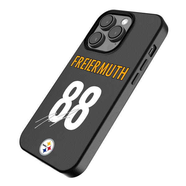 Pat Freiermuth Pittsburgh Steelers 88 Ready iPhone MagSafe Compatible Phone Case for Apple iPhone Iso.Jpg