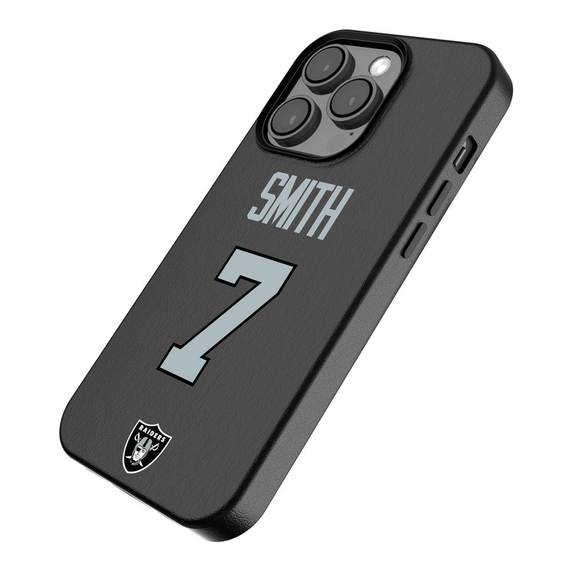 Geno Smith Las Vegas Raiders 7 Game Tactic iPhone MagSafe Compatible Phone Case for Apple iPhone Iso.Jpg