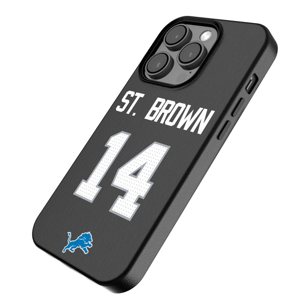 Amon-Ra St. Brown Detroit Lions 14 Ready iPhone MagSafe Compatible Phone Case for Apple iPhone Iso.Jpg