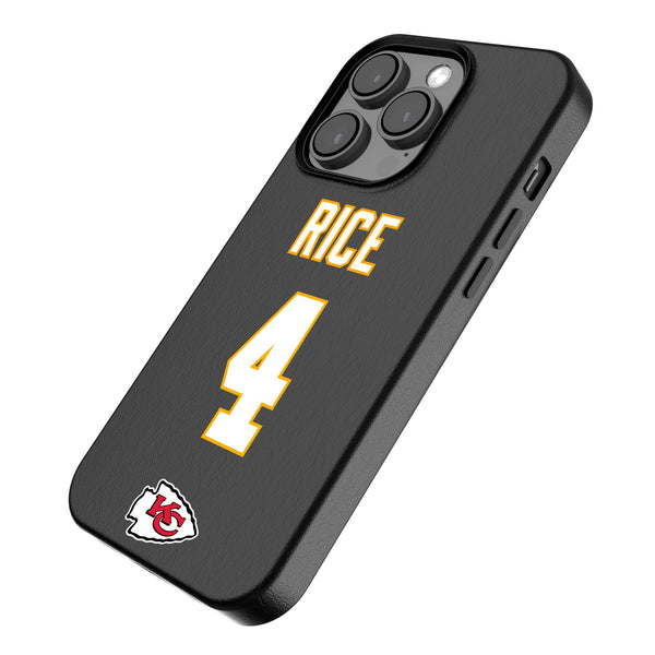 Rashee Rice Kansas City Chiefs 4 Ready iPhone MagSafe Compatible Phone Case for Apple iPhone Iso.Jpg