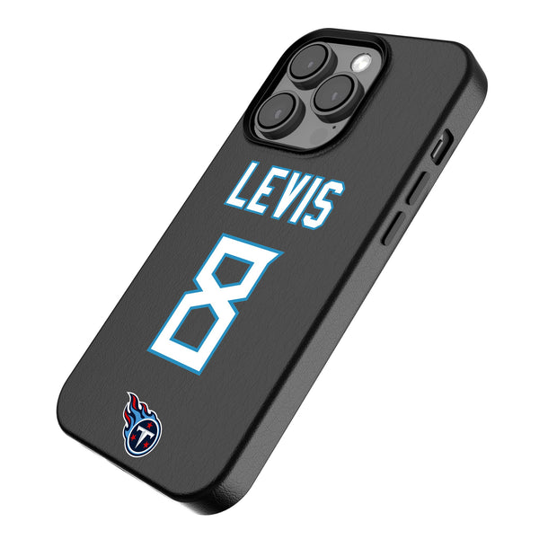 Will Levis Tennessee Titans 8 Ready iPhone MagSafe Compatible Phone Case for Apple iPhone Iso.Jpg