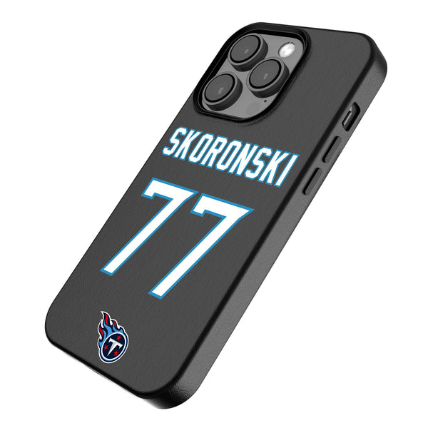 Peter Skoronski Tennessee Titans 77 Ready iPhone MagSafe Compatible Phone Case for Apple iPhone Iso.Jpg